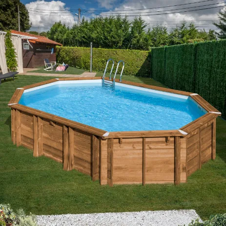 Piscina Sunbay Madera Ovalada 656x456x131 cm — foto 2