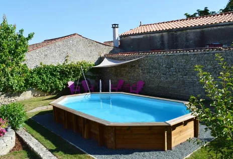 Piscina Sunbay Madera Ovalada 620x395x136 cm — foto 2