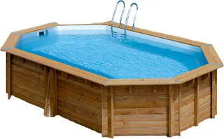 Piscina Sunbay Madera Ovalada 535x335x117 cm