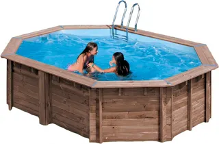 Piscina Sunbay Madera Ovalada 535x335x130 cm