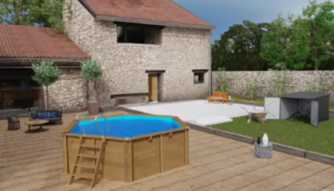 Piscina Sunbay Madera Redonda Ø400 x 119 cm — foto 2