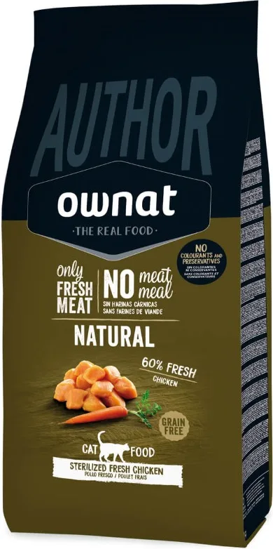 Pienso Gatos Ownat Author Grain Free Sterilized Pollo 1,5 kg — foto principal