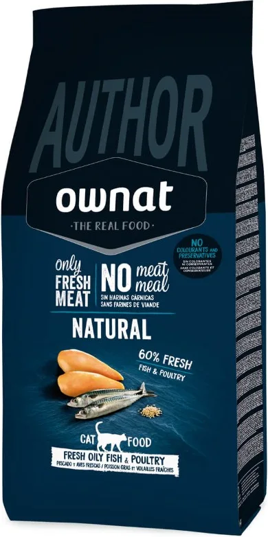Pienso Gatos Ownat Author Pescado y Ave 3 Kg