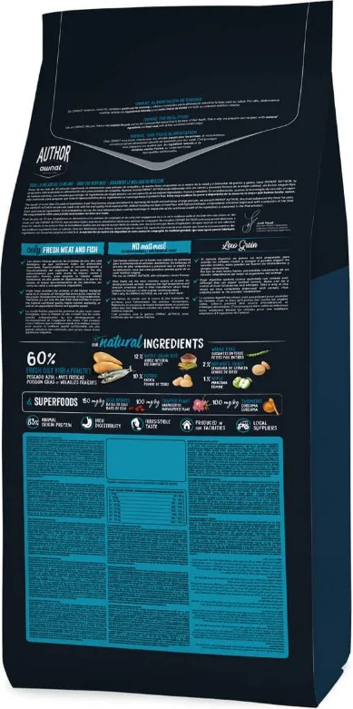Pienso Gatos Ownat Author Pescado y Ave 3 Kg — foto 4