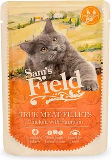 Sam's Field Adult Filetes Pollo y Calabaza Sobre 85 g