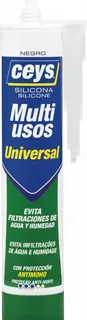 Silicona Universal Ceys Negro Cartucho 280 ml