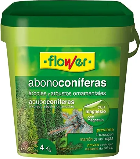 Abono Coniferas y Arbustos Flower 4 kg Cubo — foto 2