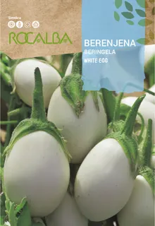 Semilla Berenjena White Egg