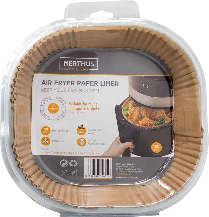 Bandeja Papel molde para Air Fryer kit 100 Piezas — foto 3