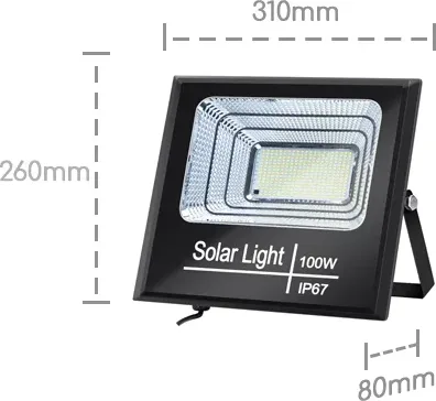 Foco Led con Panel Solar 100W — foto 3