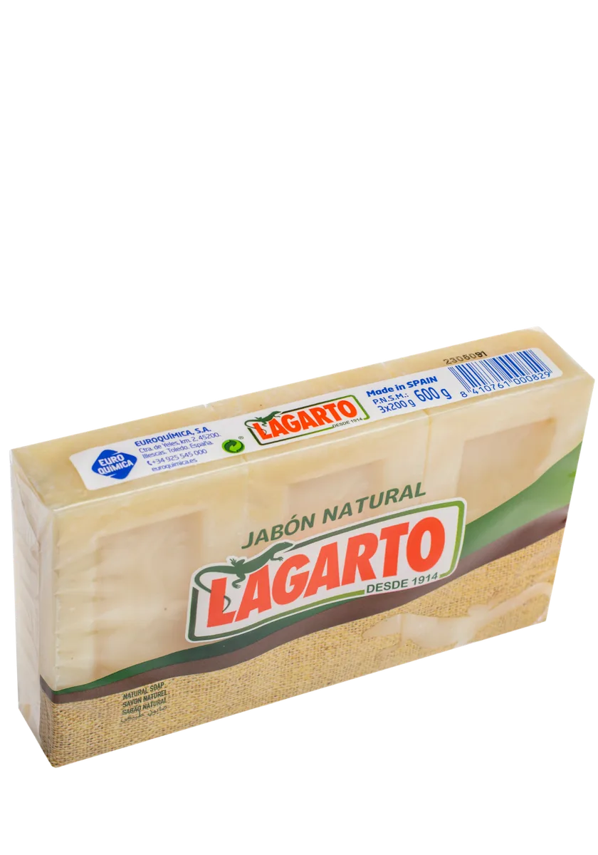 Jabon Lagarto Pastillas 3x200g