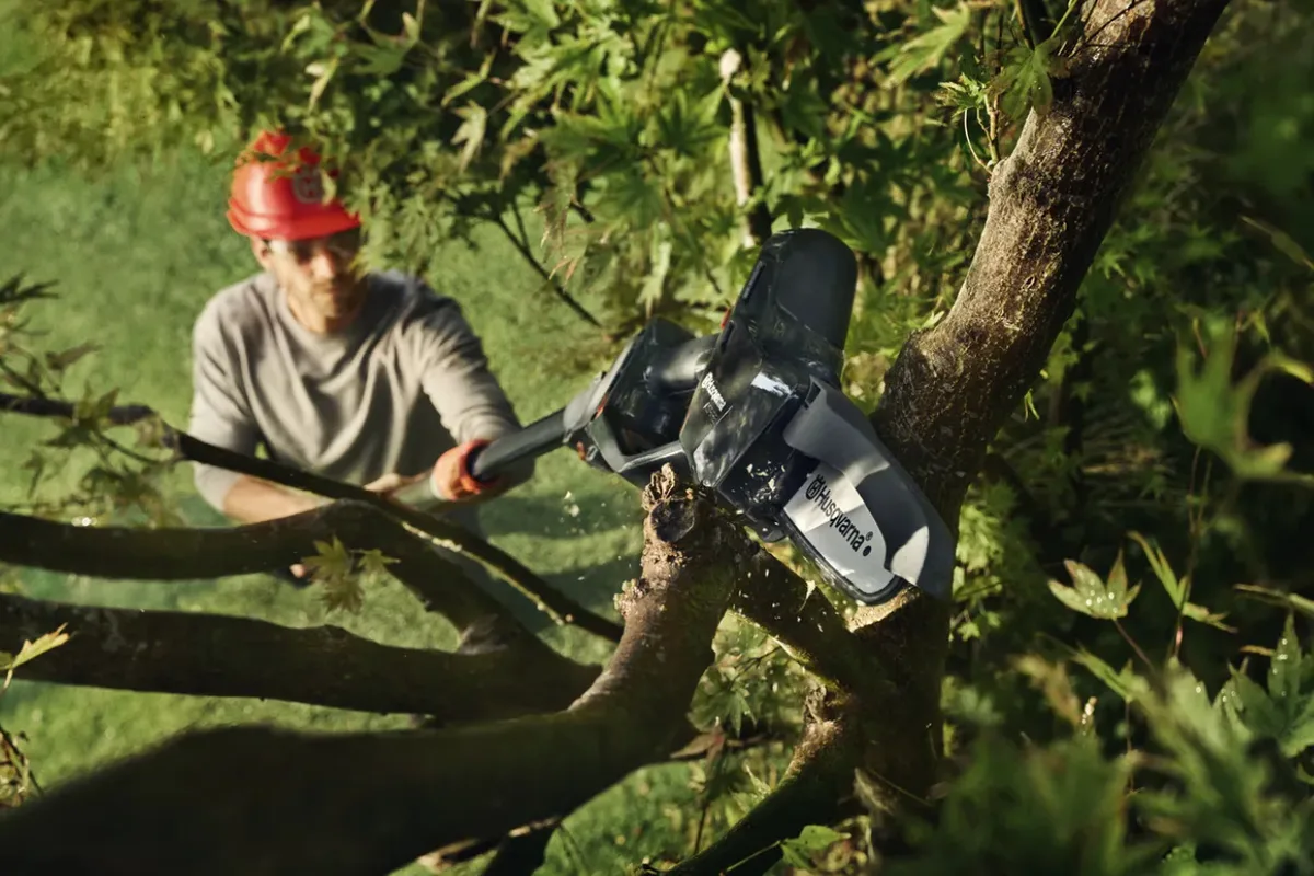 Kit Podadora Aspire Husqvarna P5 + Barra Telescopica +Bateria 4,0 Ah y Cargador 18V — foto 10