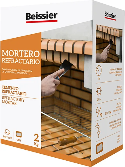 Mortero Refractario 2 Kg