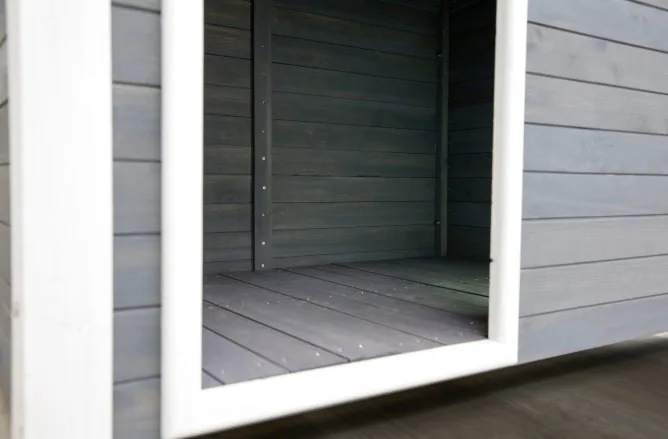 Caseta de Perro Kenny Gris 113x77x81 — foto 7