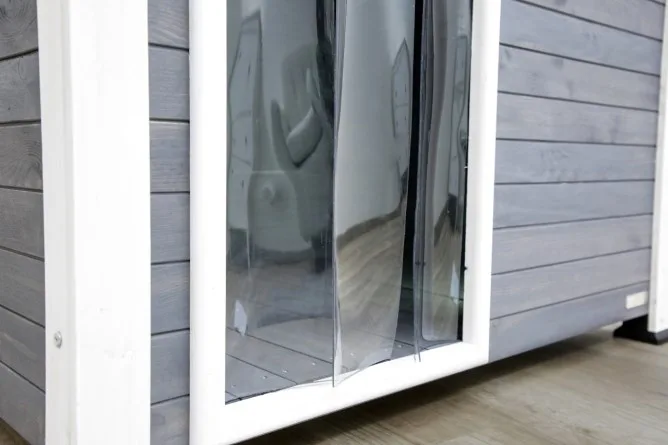 Caseta de Perro Kenny Gris 113x77x81 — foto 8