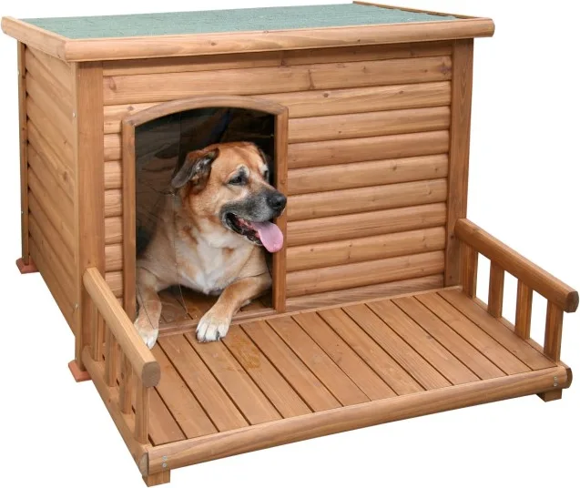 Caseta de Perro con Terraza 113x127x83 cm — foto 5