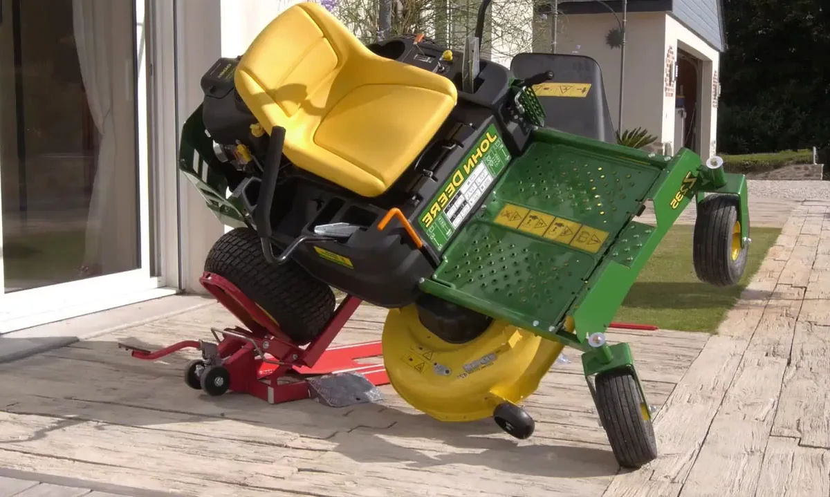 Elevador Tractor Cortacesped Hidraulico Cliplift Magnum 500 kg — foto 5