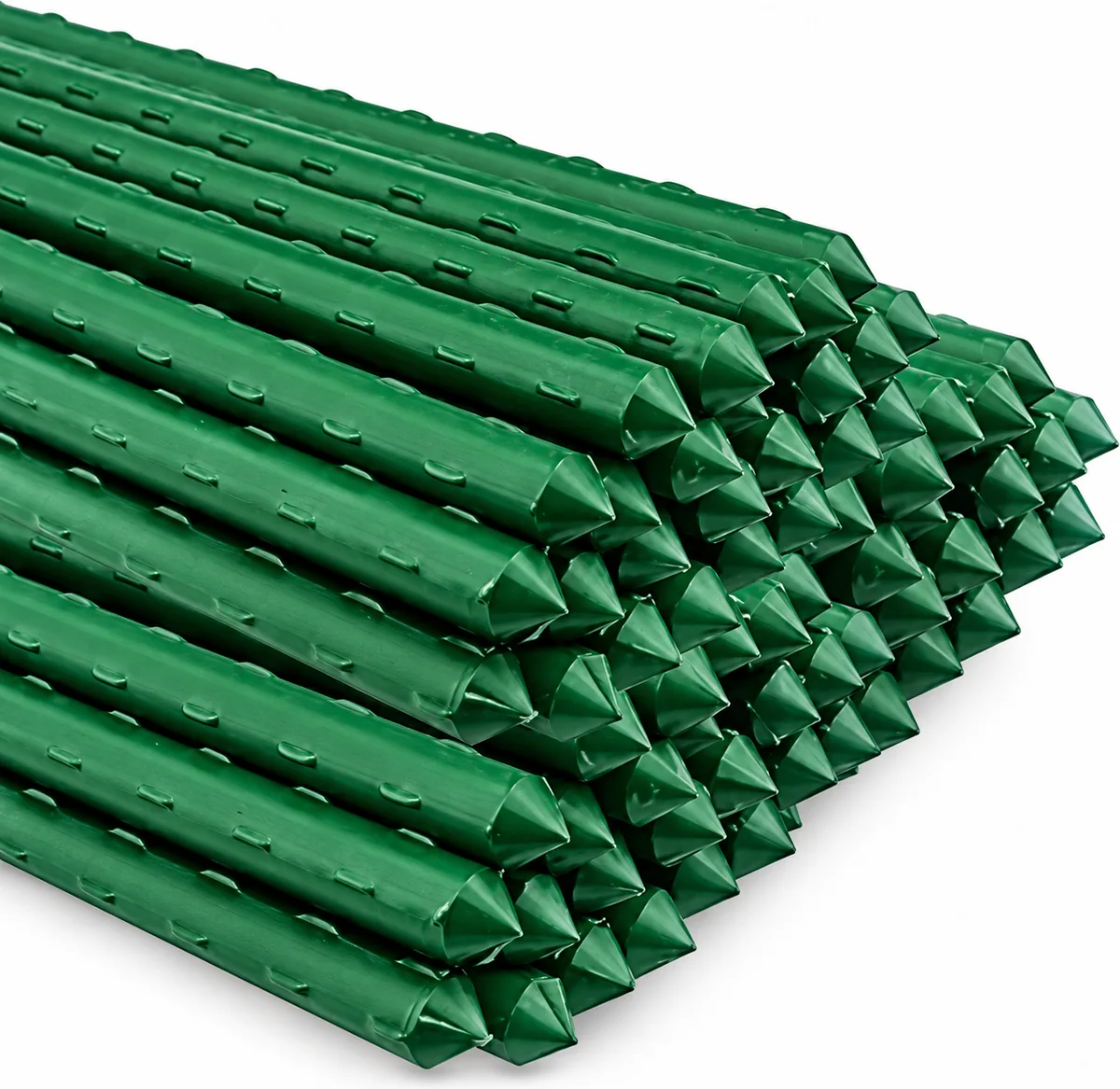 Pack 50 Unidades Tutor Acero Plastificado 210 cm 16mm — foto 3