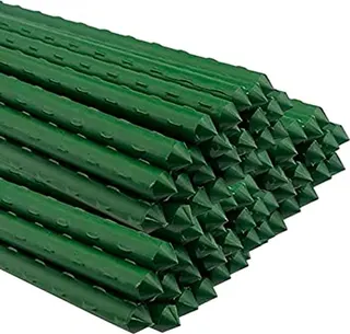 Pack 50 Unidades Tutor Acero Plastificado 120 cm 11mm