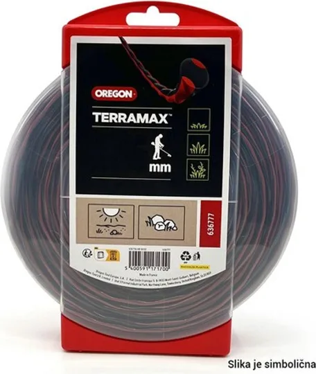 Hilo Desbrozadora Silencioso Oregon Terramax 3.0 mm 44 mt — foto 2