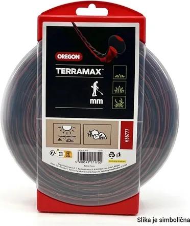 Hilo Desbrozadora Silencioso Oregon Terramax 2,7 mm 56 Mt