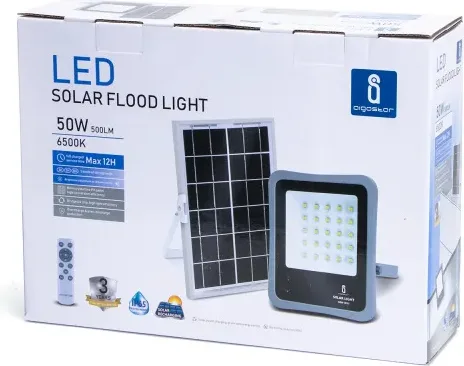 Foco Led con Panel Solar 50W 6500K — foto 5