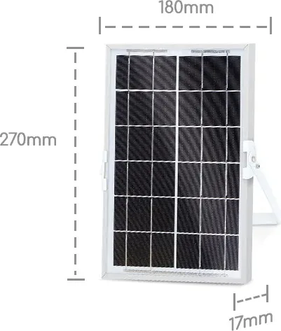 Foco Led con Panel Solar 50W 6500K — foto 8