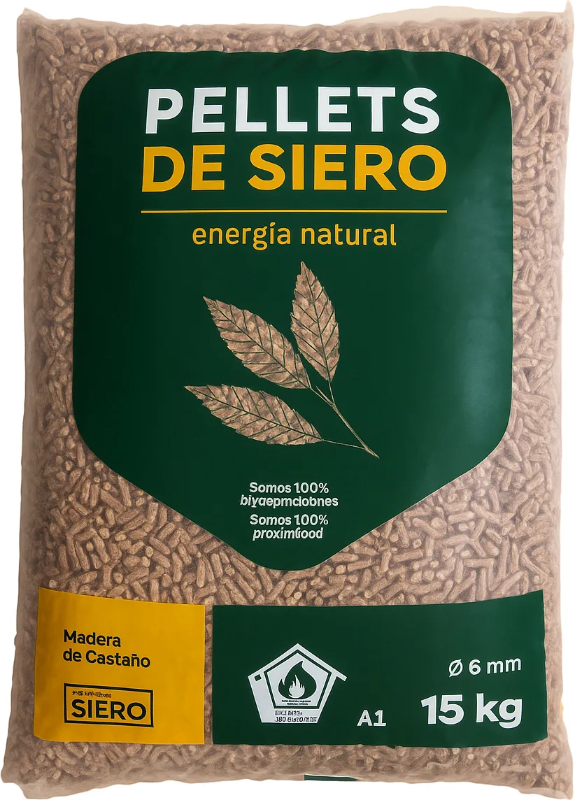 Pellet Castaño Siero 15kg