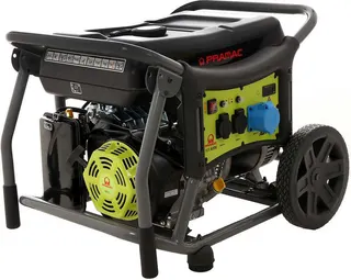 Generador Pramac WX6200ES arranque electrico apoyo placas solares
