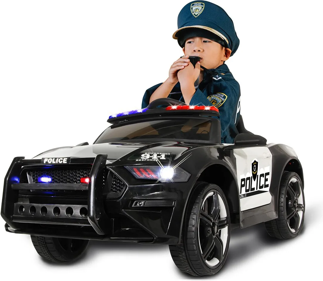 Coche de Policia Ride-on US Police Car 12V