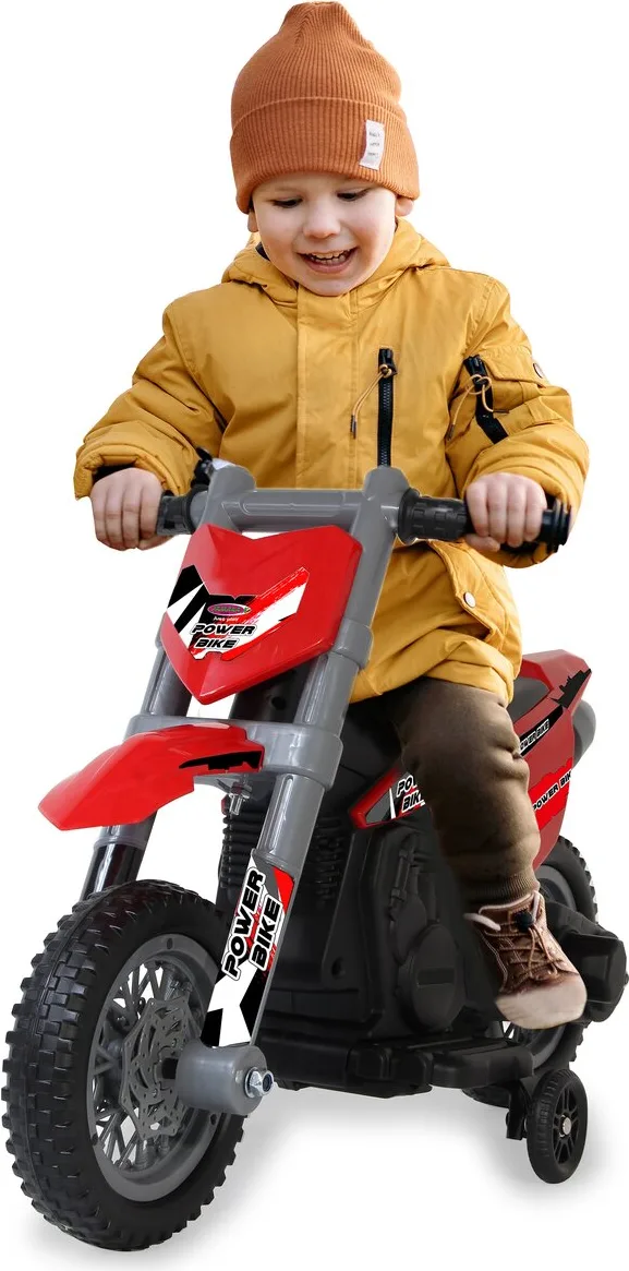 Moto Infantil Motocross Jamara Ride-on Motocicleta Power Bike Rojo 6V — foto principal