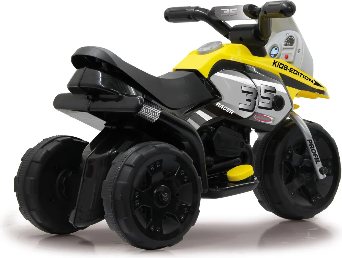 Quad Infantil Ride-on E-Trike Racer Amarillo 6V — foto 4
