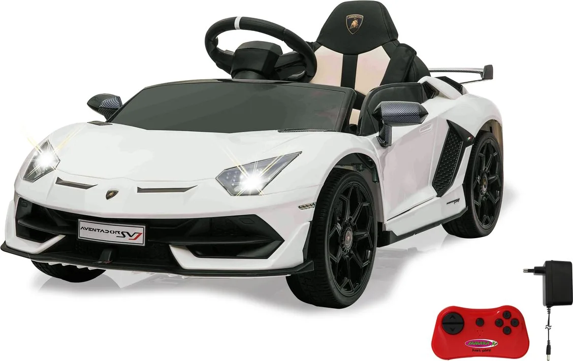Coche Electrico Lamborghini Aventador SVJ Blanco 12V 2,4GHz — foto 6