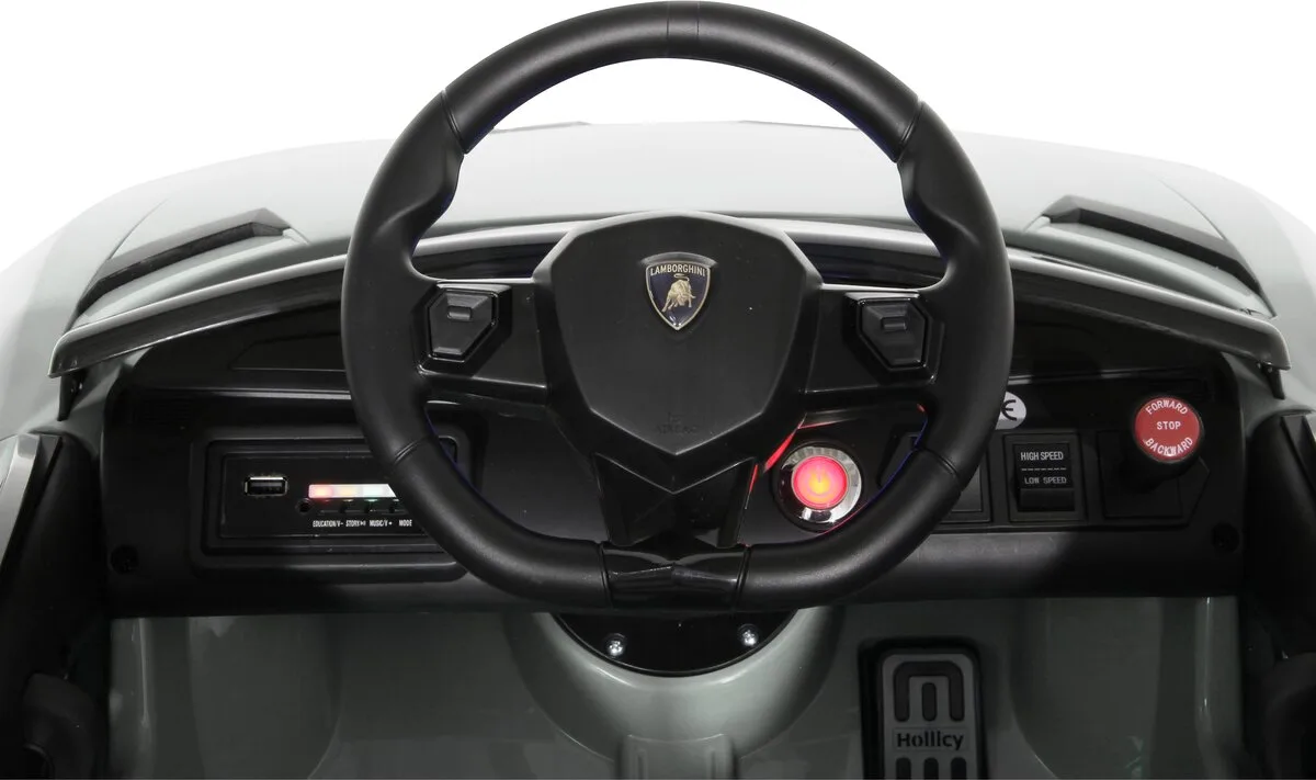 Coche Electrico Lamborghini Aventador SVJ Blanco 12V 2,4GHz — foto 13
