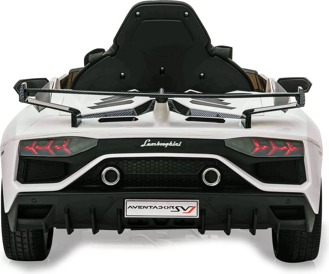 Coche Electrico Lamborghini Aventador SVJ Blanco 12V 2,4GHz — foto principal