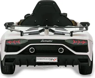Coche Electrico Lamborghini Aventador SVJ Blanco 12V 2,4GHz