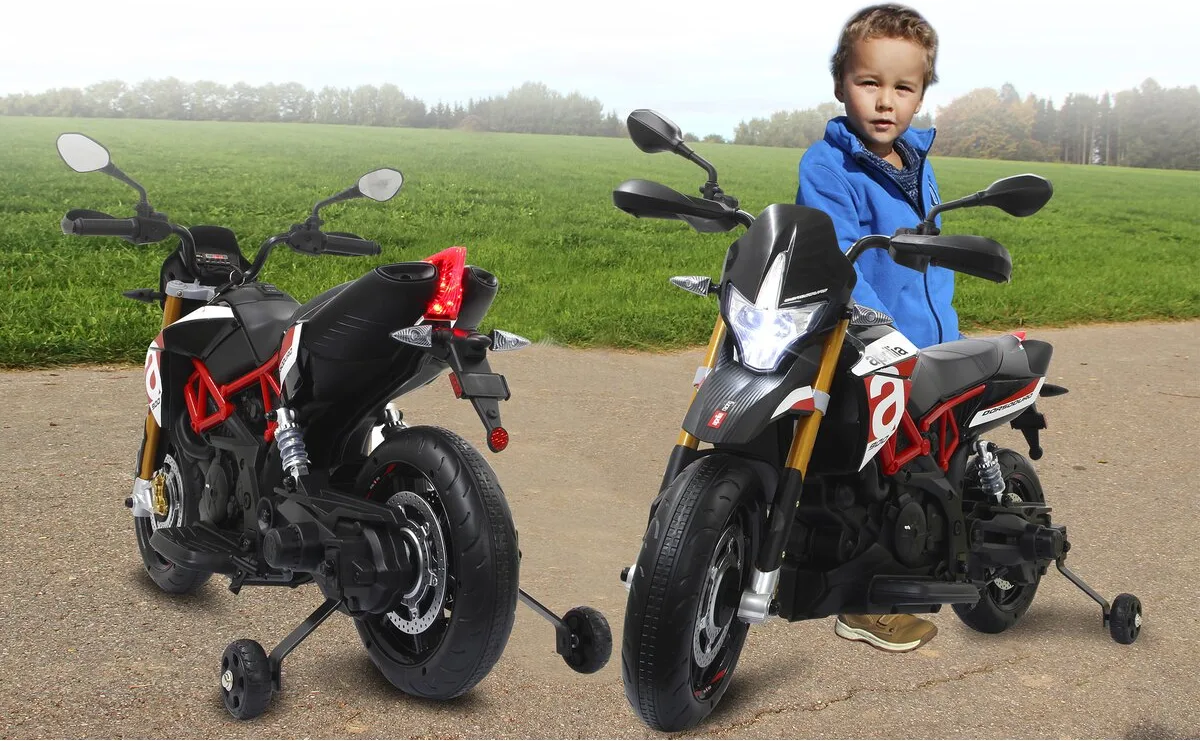 Moto Infantil Aprilia Dorsodoru 900 12V Ride-on — foto 2