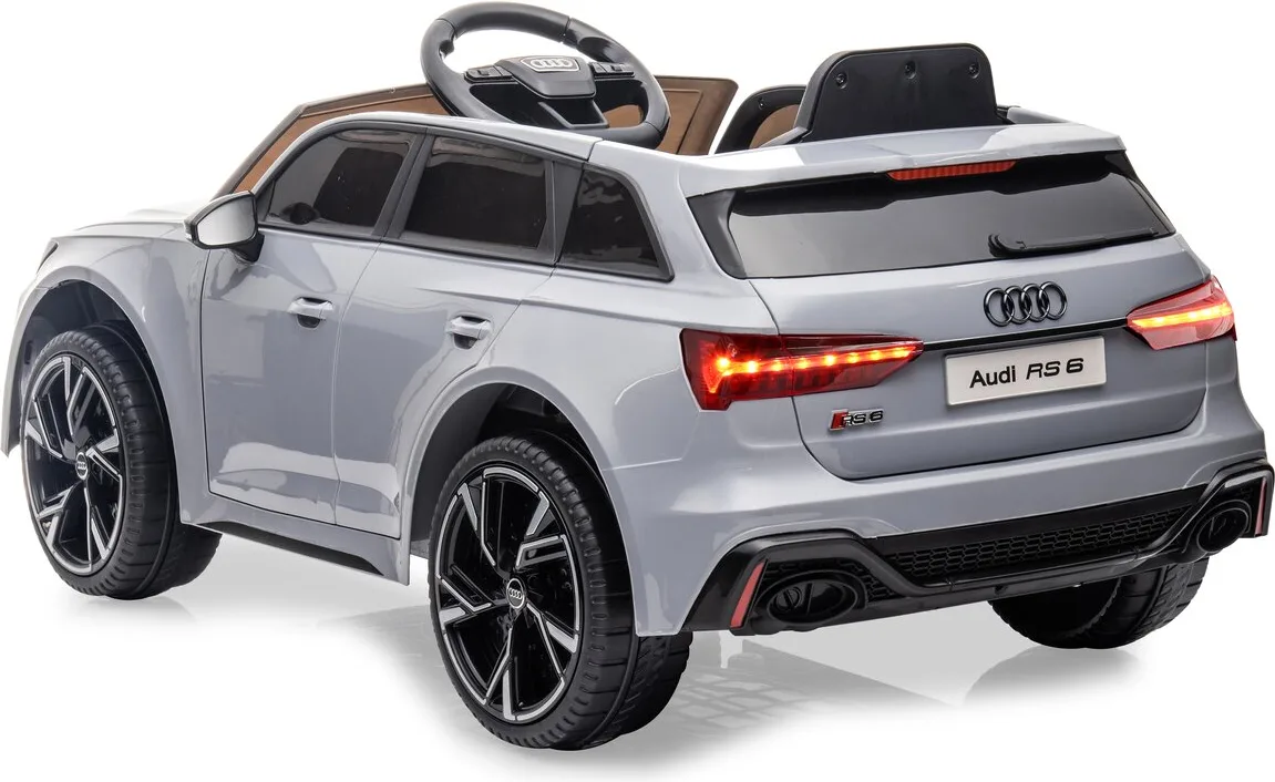 Coche Infantil Ride-on Audi RS 6 2,4GHz Gris 12V — foto 9