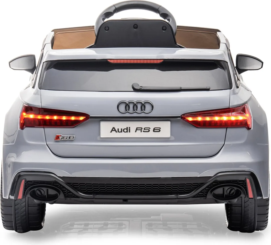 Coche Infantil Ride-on Audi RS 6 2,4GHz Gris 12V — foto 2