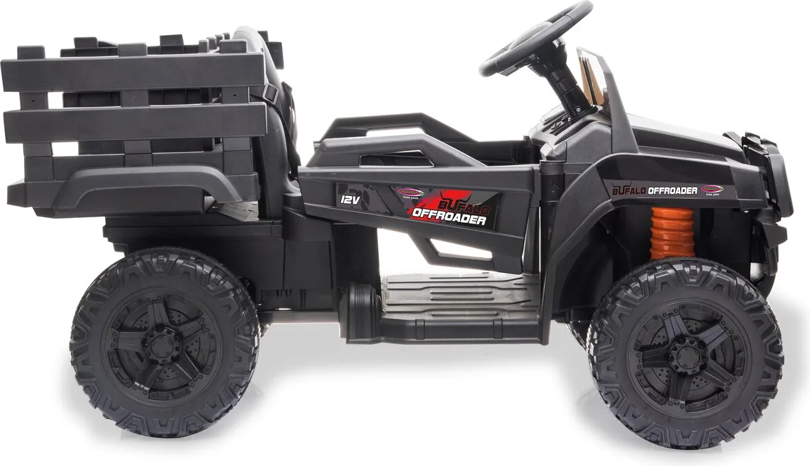 Buggy Atv jueguete Ride-On Offroader Bufalo Negro 12V niños — foto 5