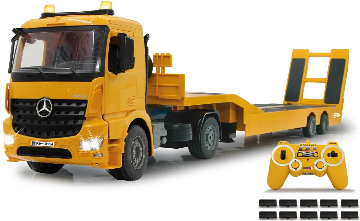 Camion Remolque Teledirigido de Plataforma Mercedes-Benz Arocs 1:20 2,4GHz — foto 6