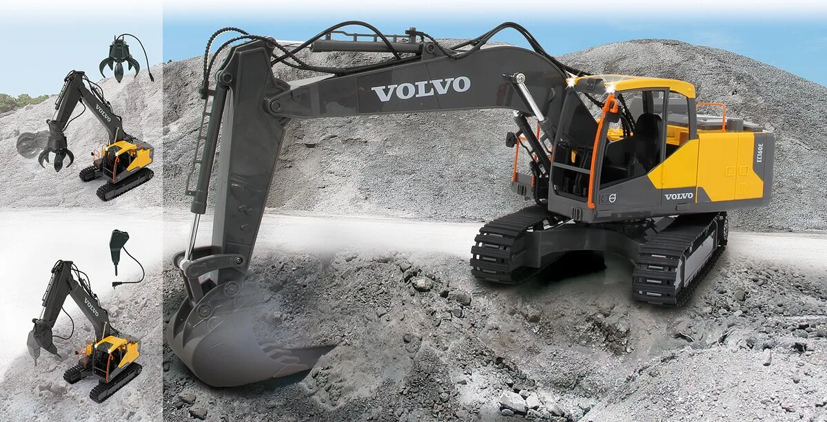 Excavadora Volvo Radio Control  EC160 1:20 2,4ghz — foto 3