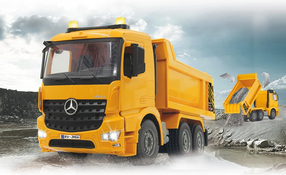 Camion Radio Control Volquete Mercedes-Benz Arocs 1:20 2,4GHz — foto 3