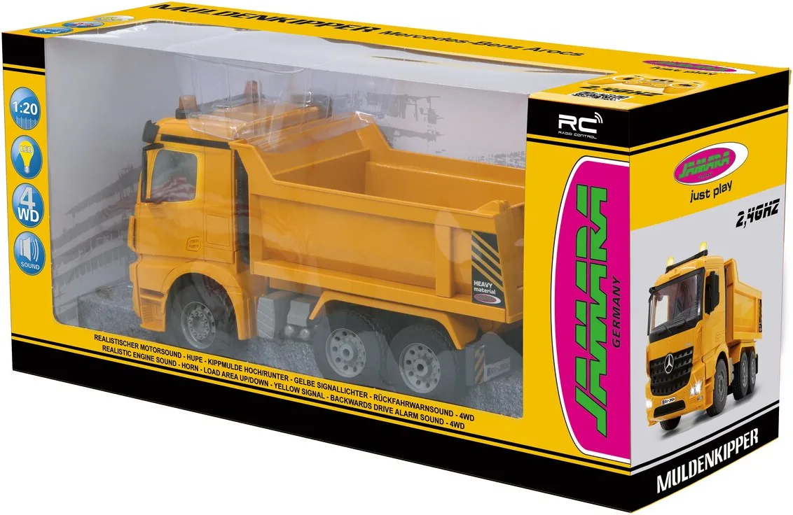 Camion Radio Control Volquete Mercedes-Benz Arocs 1:20 2,4GHz — foto 4