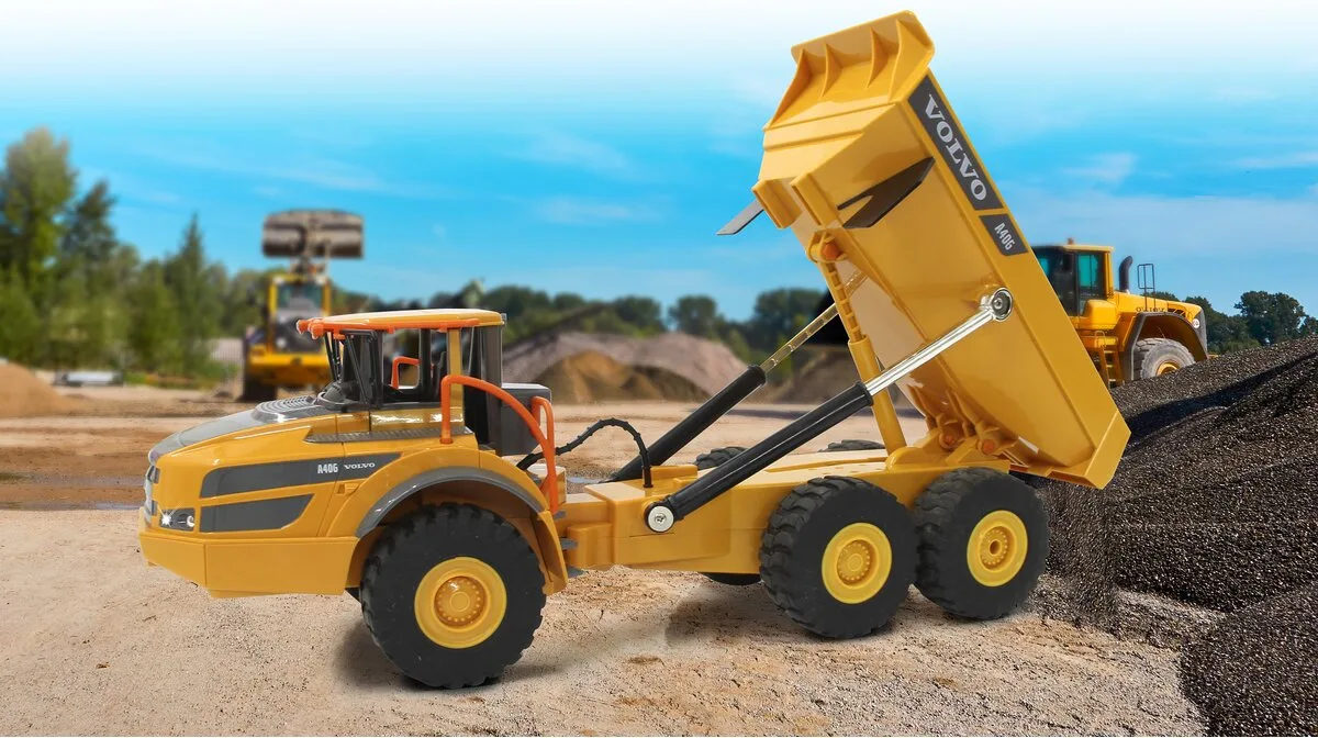 Camion Volquete Radio Control Volvo A40G 1:20 2,4GHz — foto 9