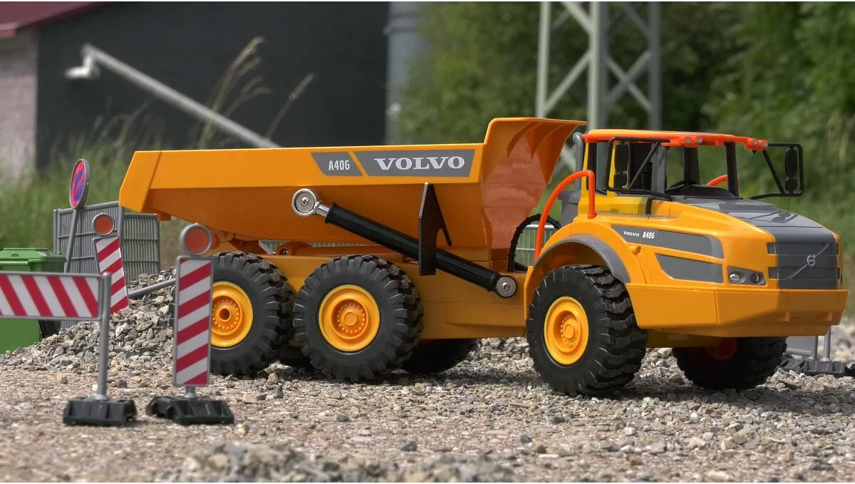 Camion Volquete Radio Control Volvo A40G 1:20 2,4GHz — foto 10