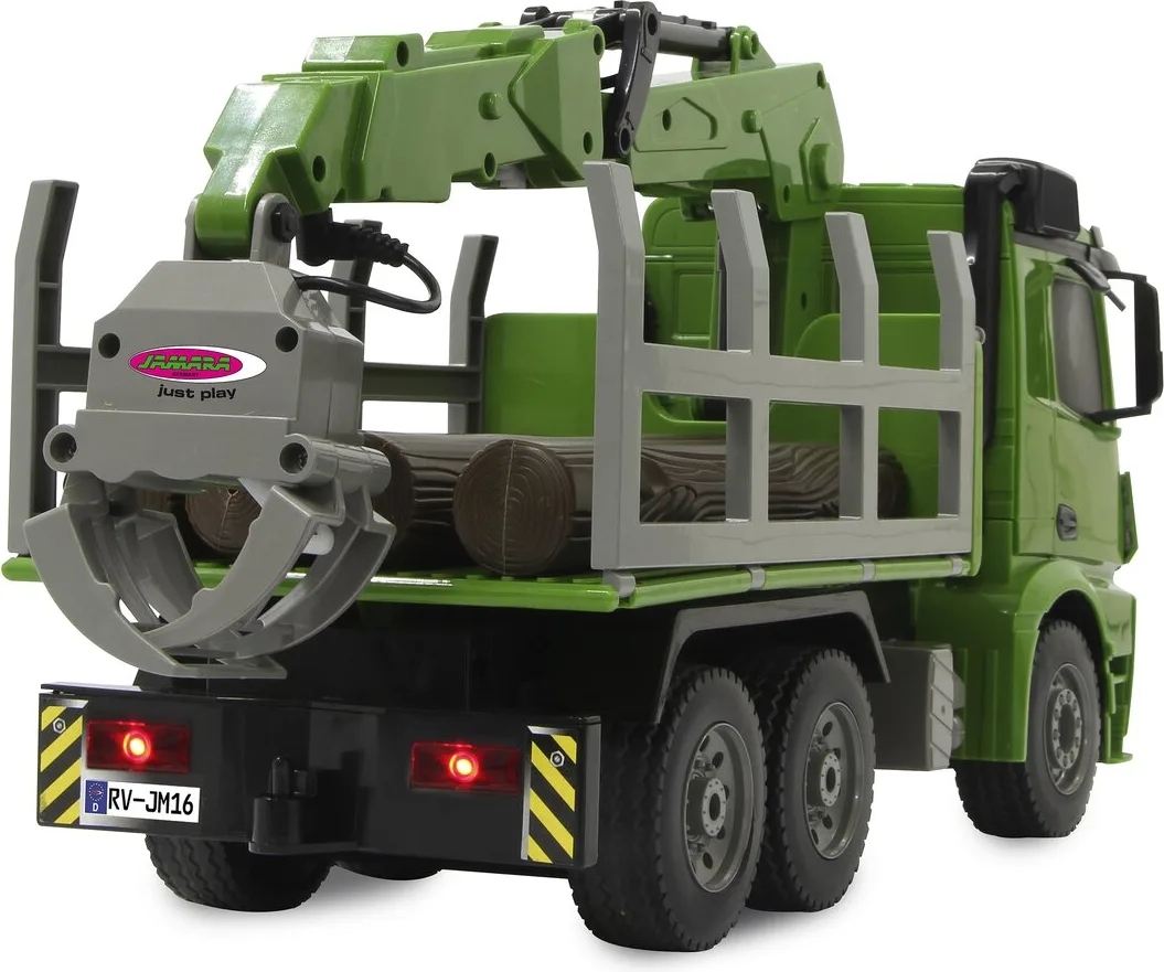Camion Transportador de Madera Mercedes-Benz Arocs 1:20 2,4GHz — foto 6