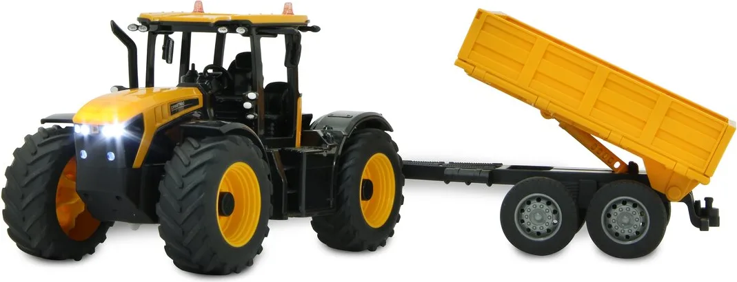 Tractor Teledirigido JCB Fastrac Tractor con Remolque Basculante 1:24 2,4GHz — foto 5