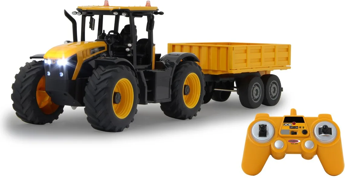 Tractor Teledirigido JCB Fastrac Tractor con Remolque Basculante 1:24 2,4GHz — foto 3