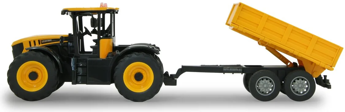 Tractor Teledirigido JCB Fastrac Tractor con Remolque Basculante 1:24 2,4GHz — foto 7